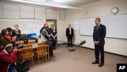 Predsednik Barak Obama nakon susreta sa porodicama žrtava napada u San Bernardinu