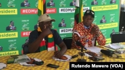 Zanu PF press conference