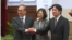 台湾总统蔡英文2017年9月5日宣布行政院长换人，由林全（左）换成赖清德（右，美国之音黎堡拍摄）