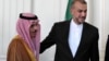 وزیر خارجه عربستان در تهران در دیدار با امیرعبداللهیان. شنبه