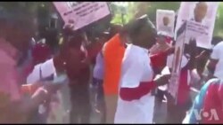 Manifestasyon nan New York Lye ak Dosye Petwo Karibe a ann Ayiti