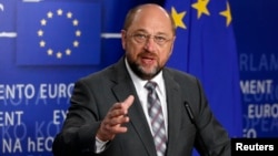 Ketua parlemen Eropa Martin Schulz mengatakan bahwa laporan pengintaian oleh badan intelijen AS akan sangat merusak hubungan UE-AS (foto: dok). 