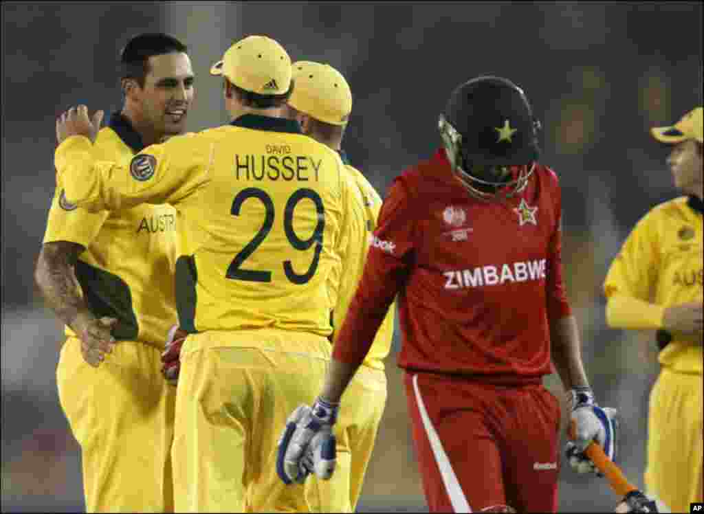 آسٹریلیا اور زمبابوے۔۔تصاویر