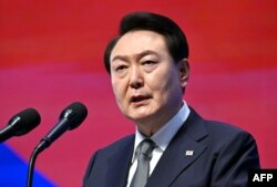 FILE - South Korea's President Yoon Suk Yeol marks the 104th anniversary of the March 1 Independence Movement Day against Japanese colonial rule in Seoul, South Korea, March 1, 2023. Yoon has since been impeached.