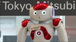 Robot Bank Teller in Tokyo Helps Human Customers