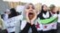Women take part in a demonstration against Syria's President Bashar al-Assad, May 31, 2012.