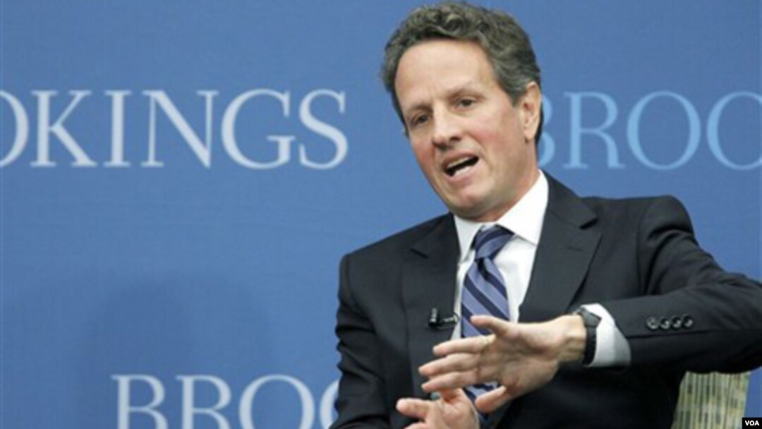 Menteri Keuangan Amerika, Timothy Geithner.