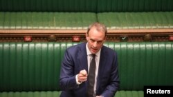 British Foreign Secretary Dominic Raab condemned the Assad regime for subjecting the Syrian people ‘to a decade of brutality for the temerity of demanding peaceful reform.’ 