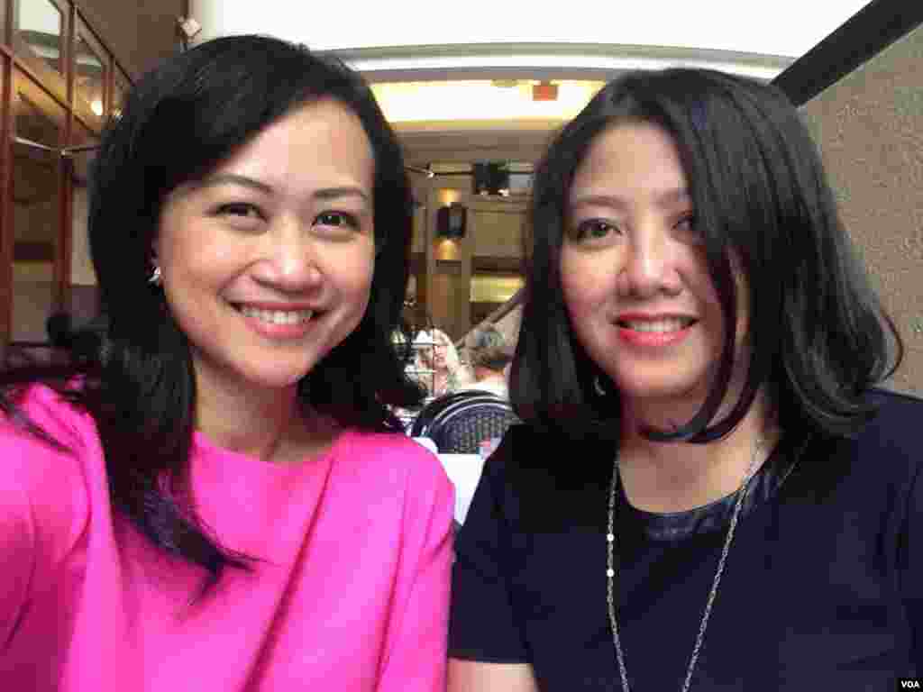Irma Hardjakusumah, desainer ruangan pesta Oscars Governors Ball 2015 (foto/dok: Vena Annisa)