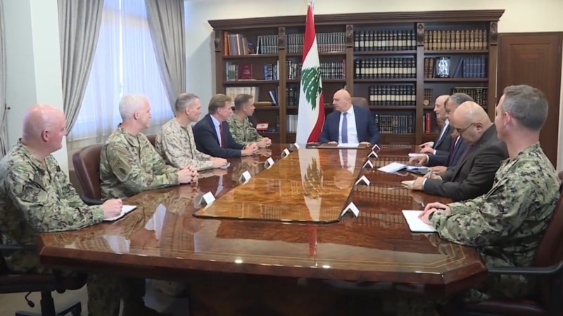 فەرماندەی سێنتکۆم لەگەڵ سەرۆکی لوبنان کۆدەبێتەوە