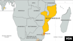 莫桑比克地理位置圖