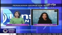 Laporan Langsung VOA untuk RTV: Penghormatan Terakhir Bagi George HW Bush