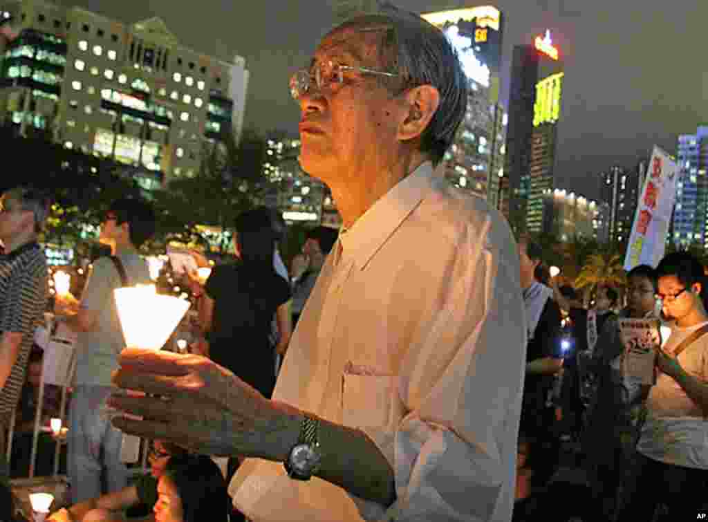 香港悼念六四烛光晚会