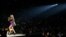 Taylor Swift tampil dalam Tur Dunia 1989 di Staples Center, Los Angeles, California (22/8).