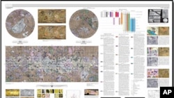 Geologic map of Jupiter moon, Io