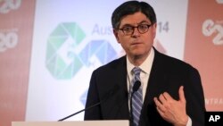 Menkeu AS Jack Lew Selasa (29/4) mengatakan sanksi-sanksi telah menyebabkan kerusakan substansial dalam ekonomi Rusia (foto: dok). 