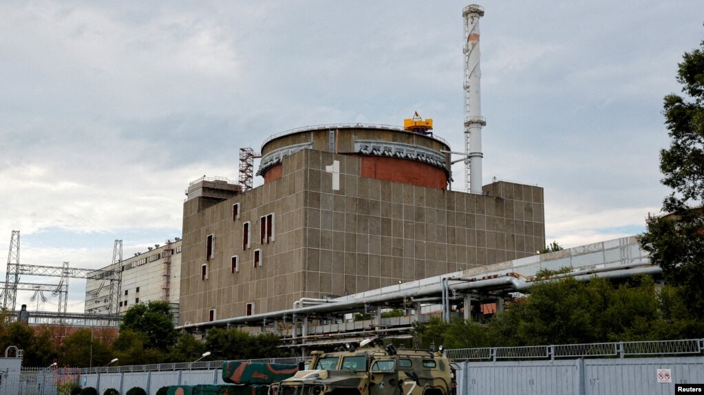 Nhà máy điện hạt nhân Zaporizhzhia của Ukraine.