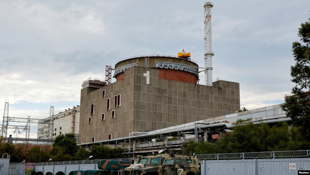 Nhà máy điện hạt nhân Zaporizhzhia của Ukraine.