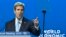 El secretario de Estado de EE.UU. John Kerry hablando en el Foro Económico Mundial, en Davos, Suiza, este viernes, 23 de enero de 2015.