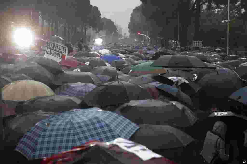 Albania Protest