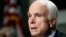 FILE - Senate Armed Services Committee Chairman Sen. John McCain, R-Ariz. speaks on Capitol Hill in Washington, June 13, 2017.. 