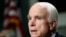 FILE - Senate Armed Services Committee Chairman Sen. John McCain, R-Ariz. speaks on Capitol Hill in Washington, June 13, 2017.