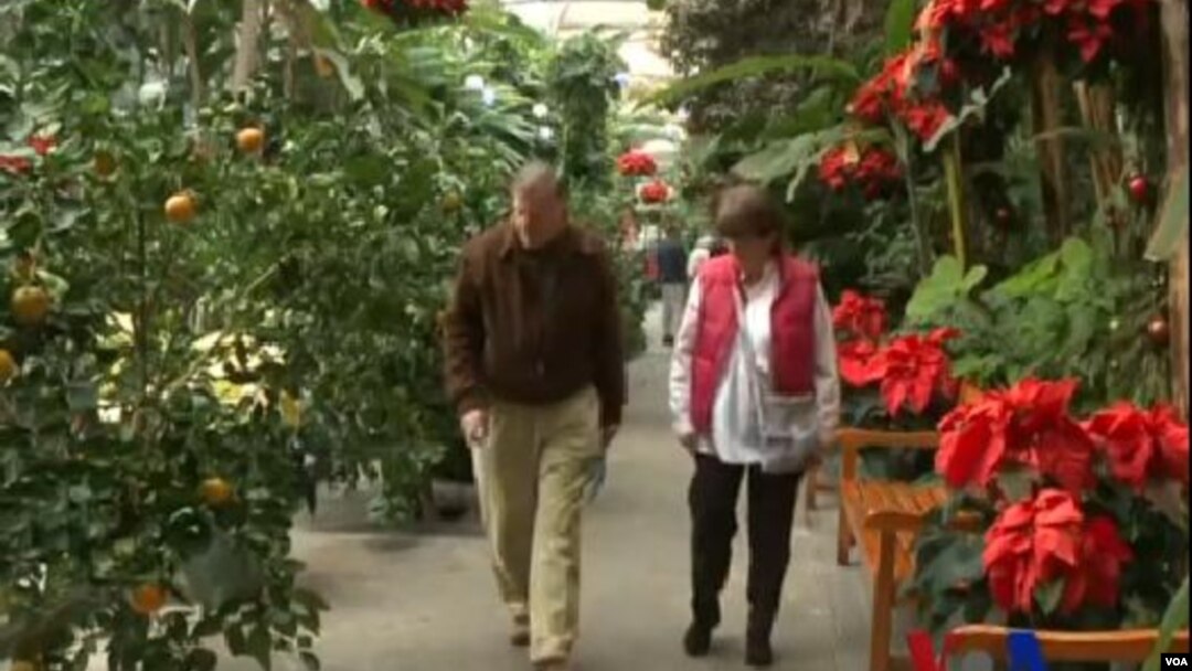 美國植物園 節日展覽以吸引遊客