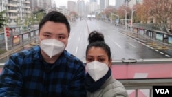 Celia Esquivel y su esposo viven en la ciudad de Wuhan, China, desde hace 9 años. Celia es una de miles de hispanos que viven en Wuhan, donde se reportó el primer caso de coronavirus. Foto cortesía Celia Esquivel.