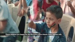 Orphan Children Celebrate After Islamic State Removal From Mosul