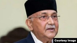 Perdana Menteri Nepal K.P. Sharma Oli