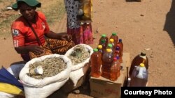 Chinhoyi residents selling food commodities