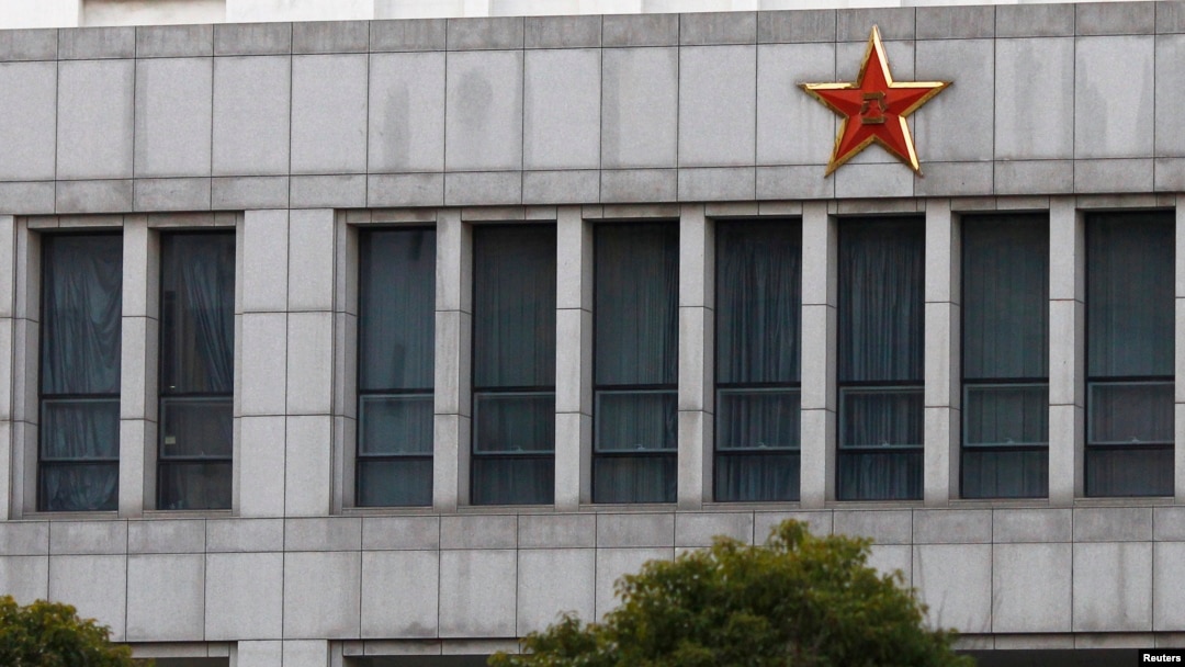 Part of the building of 'Unit 61398', a secretive Chinese military unit, is seen in the outskirts of Shanghai, Feb. 19, 2013. 