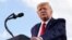 President Donald Trump speaks during a campaign rally at Wittman Airport, Monday, Aug. 17, 2020, in Oshkosh, Wis. (AP Photo/Evan Vucci)