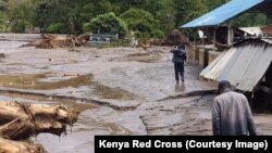 Banjir di Kabupaten Pokot Barat, Kenya, 23 November 2019. (Foto: Palang Merah)