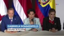 Gabriela Sommerfeld, canciller de Ecuador