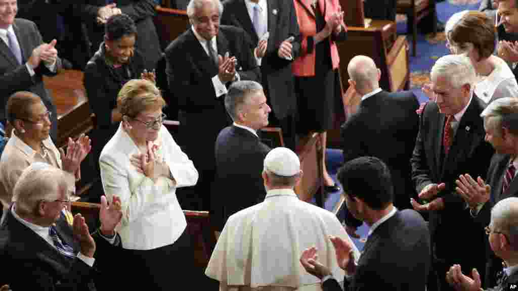 Pope Fransic address in Congress.