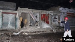 Mesto samoubilačkog napada u Ravalpindiju, u blizini Islamabada