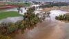 Farm land is flooded near Bendigo, Australia, Jan. 8, 2024. Hundreds of people were ordered to evacuate their homes after parts of Victoria state were inundated by flooding as wild weather continues to batter Australia's east coast. 