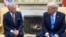 Presidenti Donald Trump gjatë takimit me Mbretin e Jordanisë Abdullah II në Zyren Ovale të Shtëpisë së Bardhë më 11 shkurt, 2025