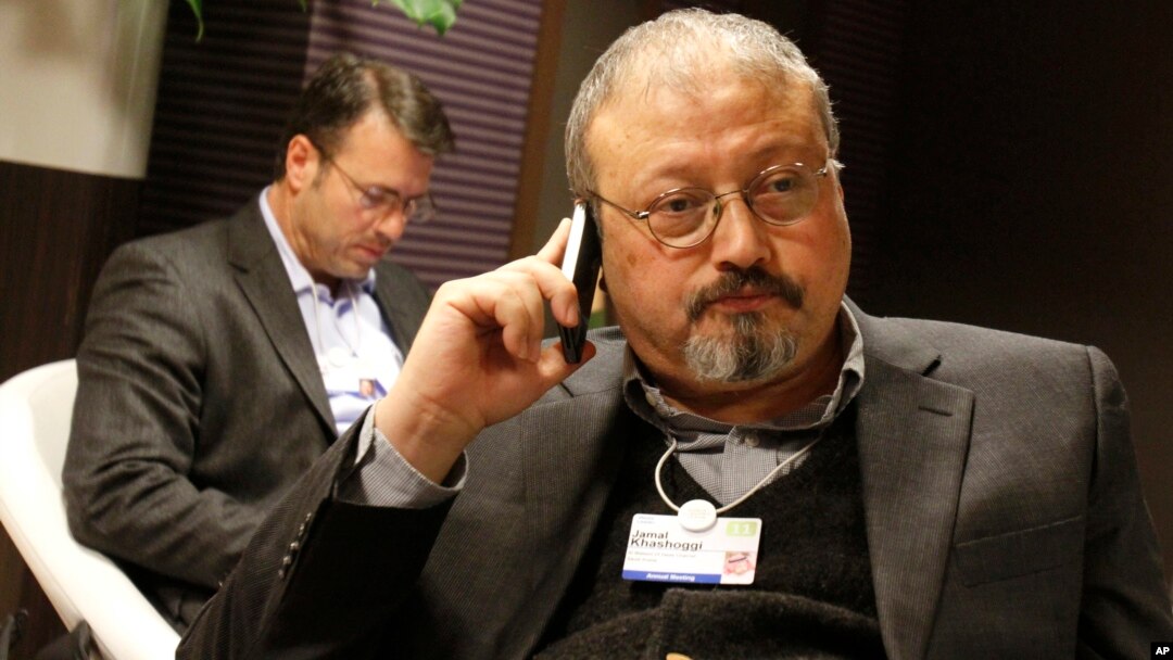 FILE - Saudi journalist Jamal Khashoggi at the World Economic Forum in Davos, Switzerland, Jan. 29, 2011. 