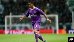 L'attaquant portugais du Real Madrid Cristiano Ronaldo, 22 novembre 2016.