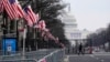 A view down Pennsylvania Avenue shows the security around the Capitol Hill in Washington, Friday, Jan. 15, 2021, ahead of the inauguration of President-elect Joe Biden and Vice President-elect Kamala Harris. (AP Photo/Susan Walsh)