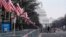 A view down Pennsylvania Avenue shows the security around the Capitol Hill in Washington, Friday, Jan. 15, 2021, ahead of the inauguration of President-elect Joe Biden and Vice President-elect Kamala Harris. (AP Photo/Susan Walsh)