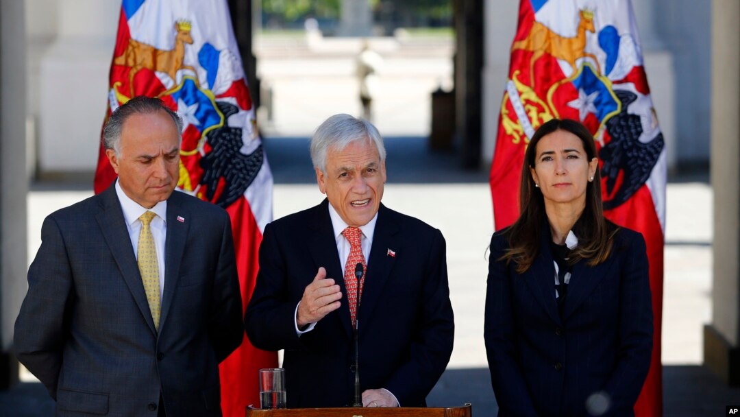 Perezida Sebastian Pinera atangaza ko igihugu ke kidashobora kwakira inama ya APEC uyu munsi tariki ya 30/10/2019.