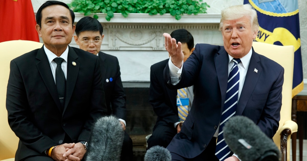 Thailand’s Prime Minister Finds Common Ground With Trump