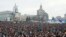 Pro-European intergration protesters gather for a mass rally at Independence Square in Kyiv, Dec. 15, 2013. 