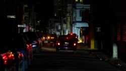 A street is dark during a blackout in San Juan, Puerto Rico, Dec. 31, 2024.
