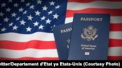 Ba passeports Américains, 21 mai 2020. (Twitter/Departement d'Etat ya Etats-Unis)