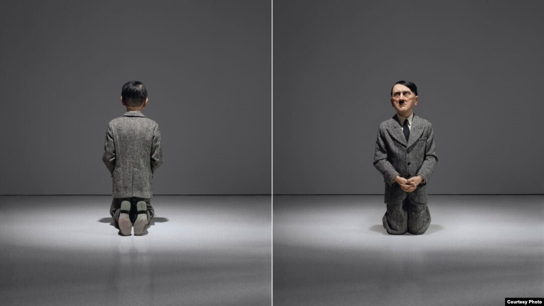 A statue of Adolf Hitler was sold for $17.2 million at an auction Sunday. (Christie's)