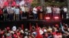 (FILE) Protest to demand the Congress to elect new authorities of the Public Prosecutor's Office in Honduras.